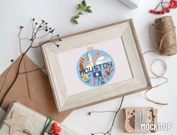 Houston Cross-Stitch Pattern