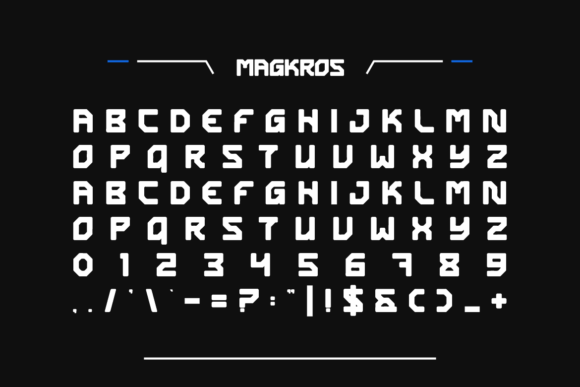 Magkros Font PNG with transparent background - Preview 5
