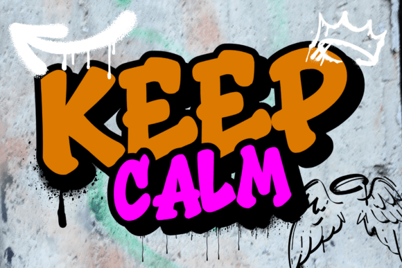 Marsha Grafity Font PNG with transparent background - Preview 2