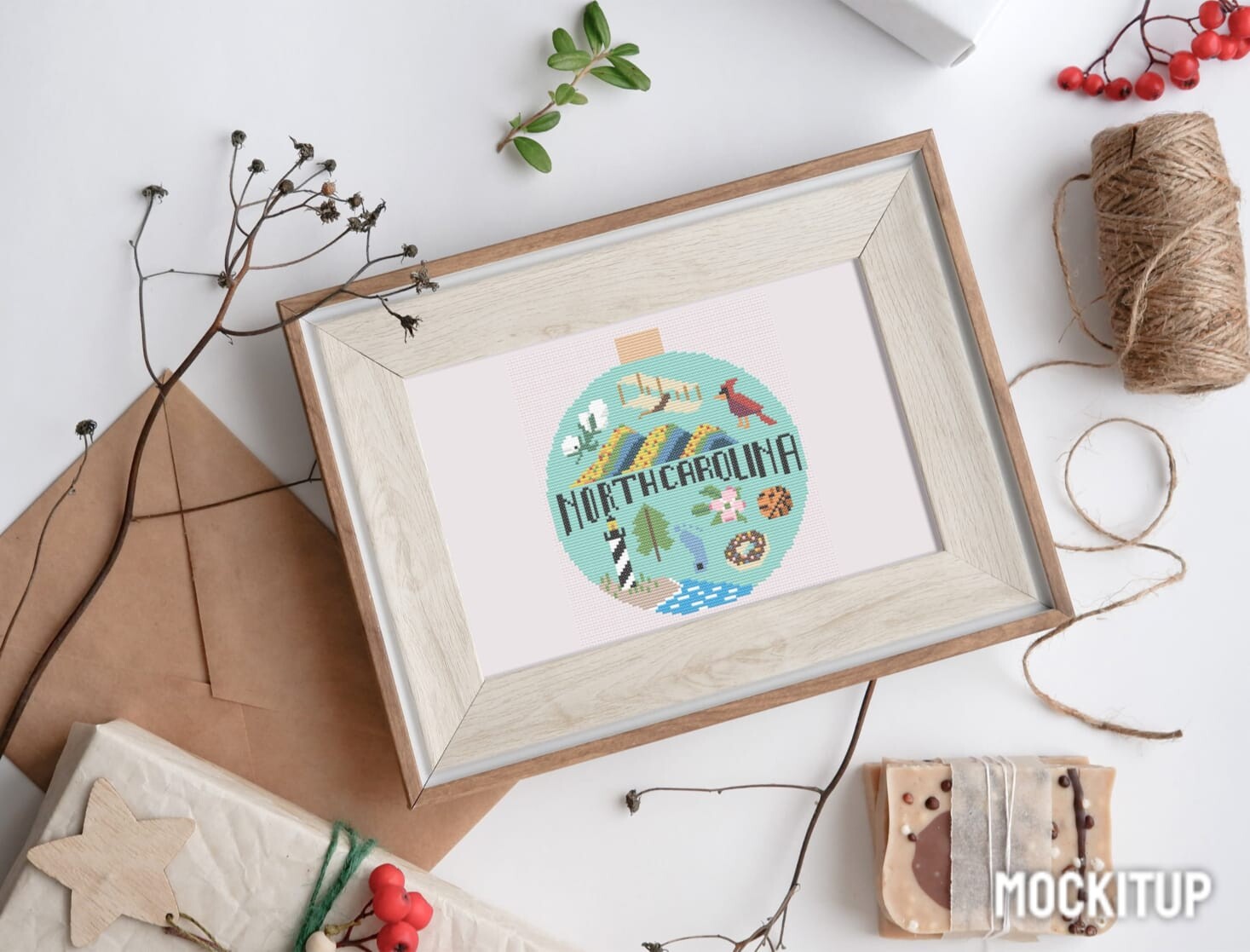 North Carolina Cross-Stitch Pattern
