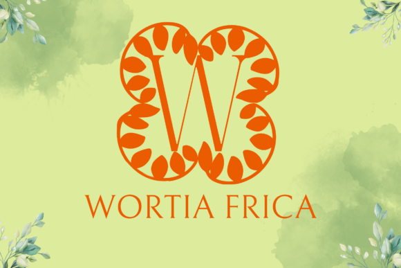 Olive Bloom Monogram Font PNG with transparent background - Preview 1