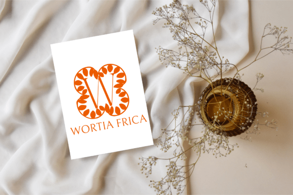 Olive Bloom Monogram Font PNG with transparent background - Preview 2