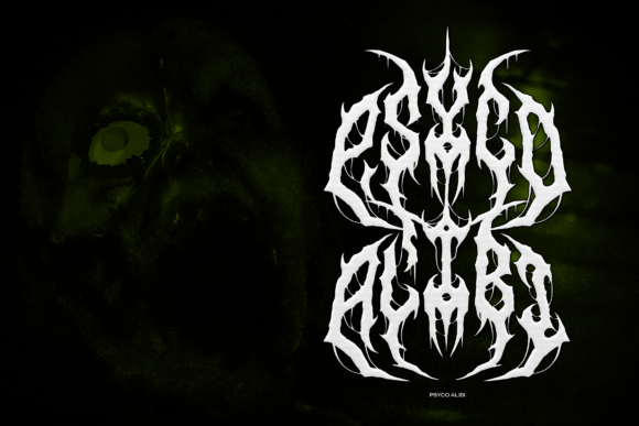Omenist Font PNG with transparent background - Preview 1