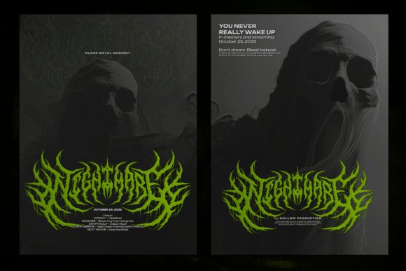 Omenist Font PNG with transparent background - Preview 3