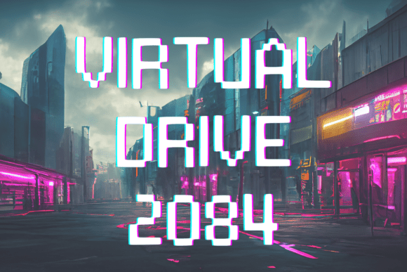 Pixel Drive Font PNG with transparent background - Preview 1
