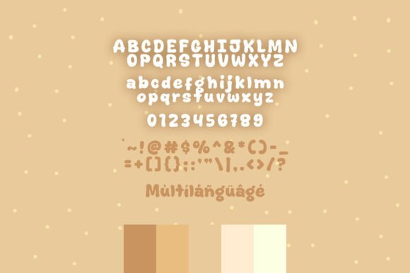 Realbun Font PNG with transparent background - Preview 4