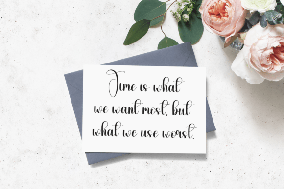 Retired Font PNG with transparent background - Preview 3