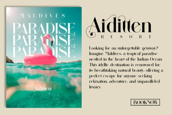 Aiditten Font - Preview 5
