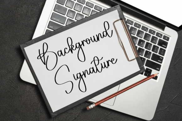 Autography Font - Preview 4