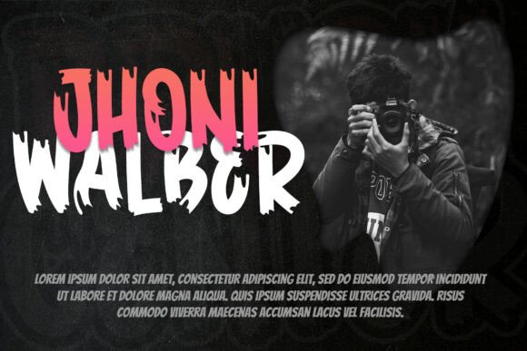 Brush Center Font - Preview 3