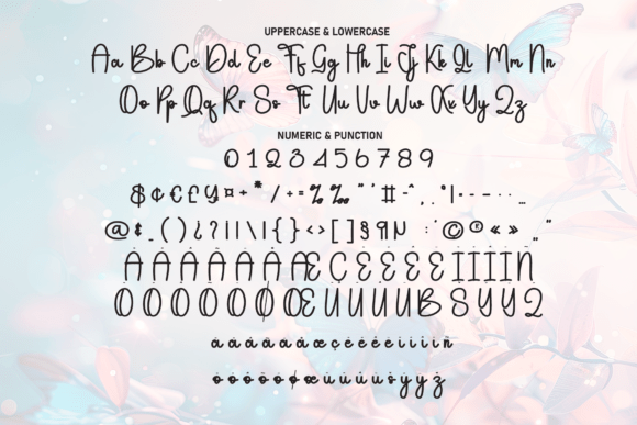 Butterfly Font - Preview 6