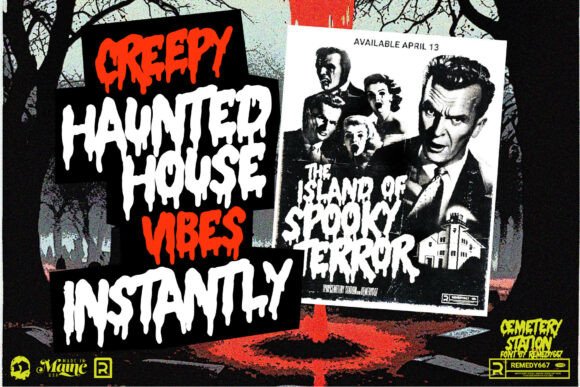 Cemetery Station Font - Preview 2