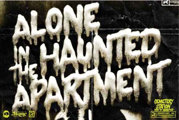 Cemetery Station Font - Preview 4
