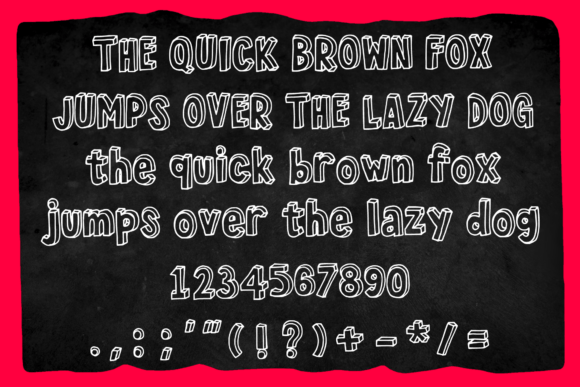 Chalk 3d Font - Preview 3