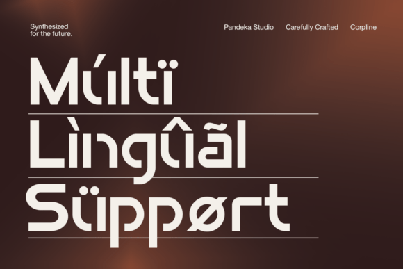 Corpline Font PNG with transparent background - Preview 6