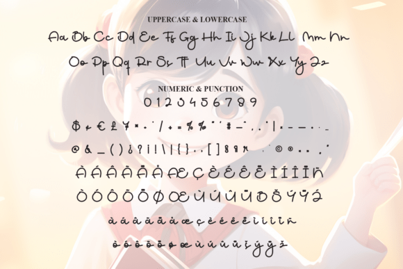 Cute Girl Font - Preview 6