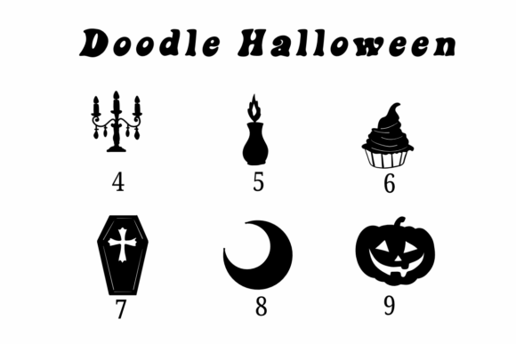 Doodle Halloween Font - Preview 3