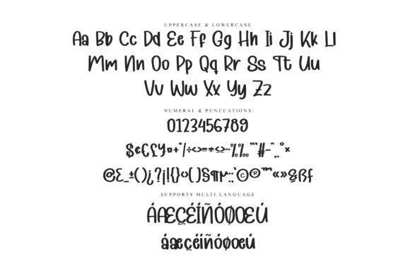 Dreamer Alphabet Font PNG with transparent background - Preview 5