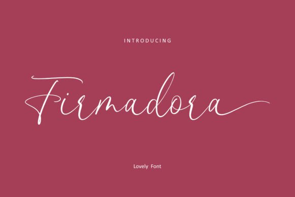 Firmadora Font - Preview 3