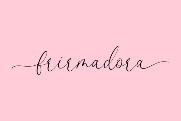 Firmadora Font - Preview 1