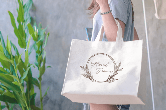 Floral Frame Font - Preview 3