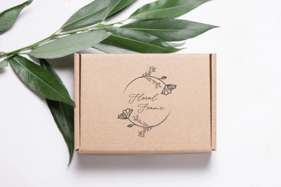 Floral Frame Font - Preview 5