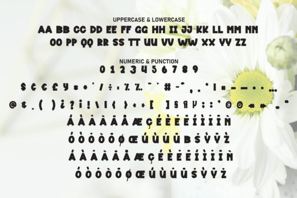Fresh Flower Font - Preview 6