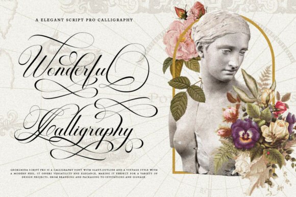 Georghina Script Pro Font - Preview 4