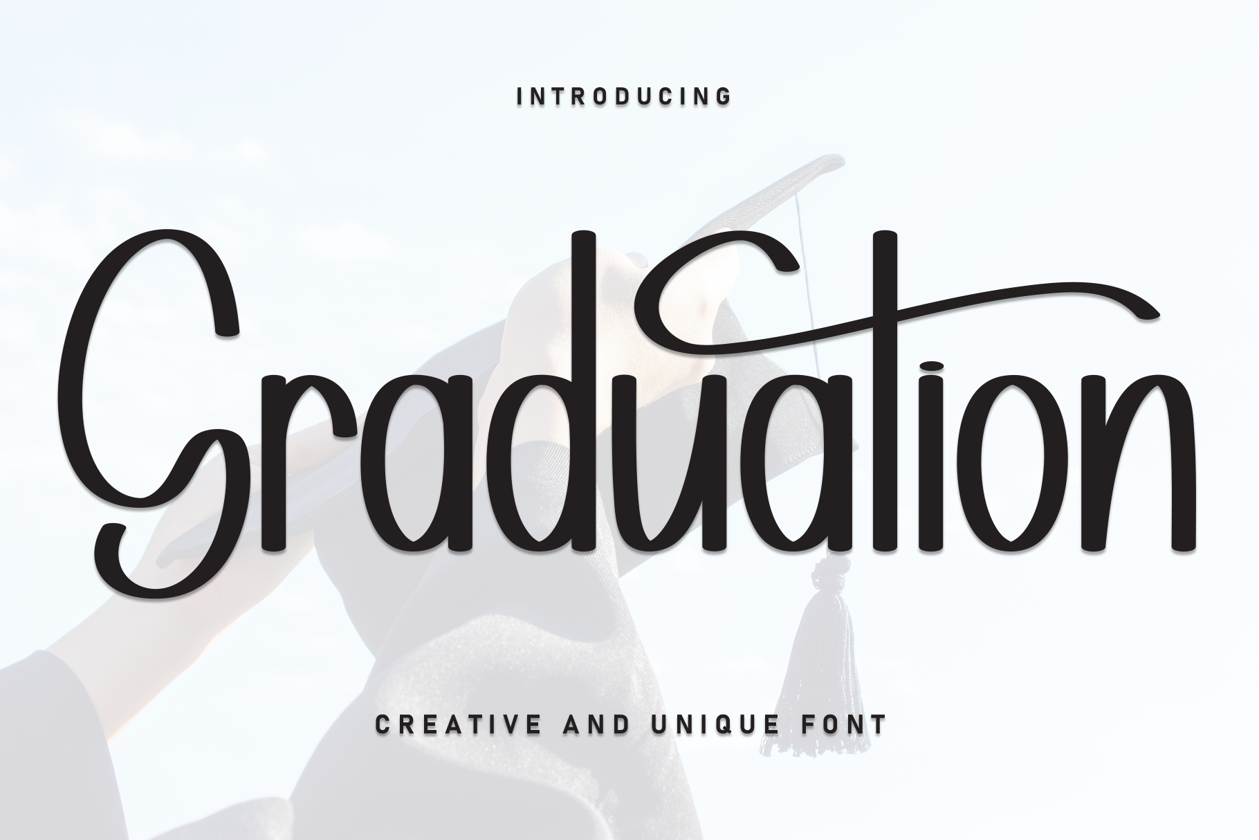 Graduation Font by william jhordy · Creative Fabrica