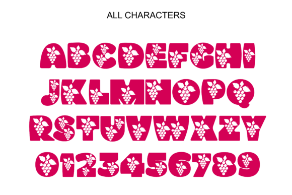 Grope Font PNG with transparent background - Preview 4