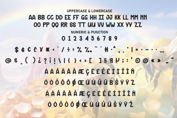 Honey Rainbow Font - Preview 6