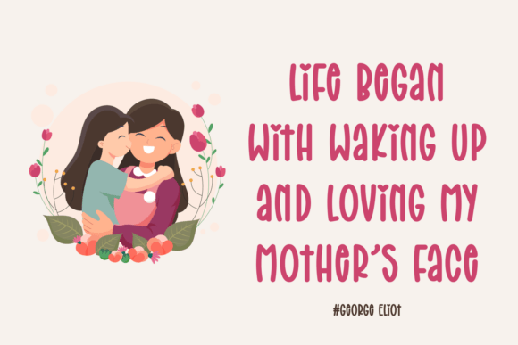 Hugs My Angel Font PNG with transparent background - Preview 1