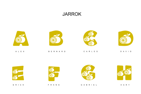 Jarrok Font PNG with transparent background - Preview 2