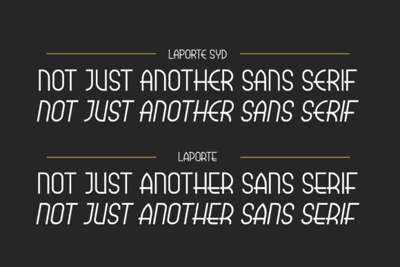 Laporte Font PNG with transparent background - Preview 2