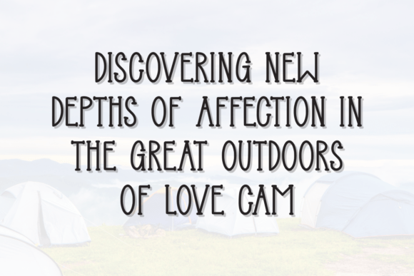 Love Camp Font PNG with transparent background - Preview 2