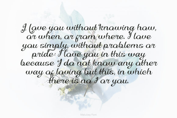 Makulcey Font PNG with transparent background - Preview 4