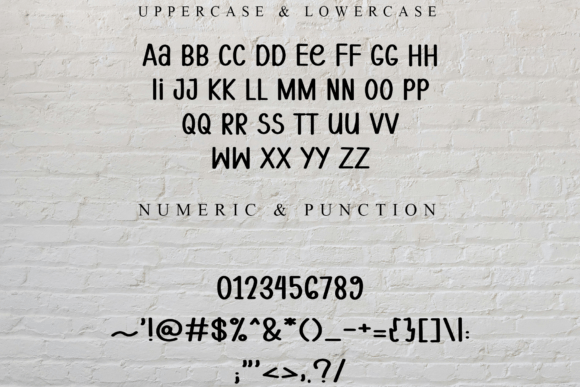 Mising Font PNG with transparent background - Preview 6