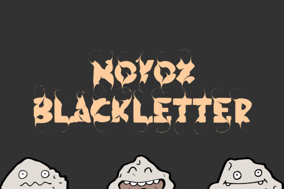 Novox Blackletter Font font preview - 1