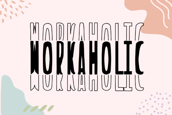 Novox Condense Stacked Font PNG with transparent background - Preview 2