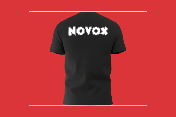 Novox Varsity Font PNG with transparent background - Preview 3