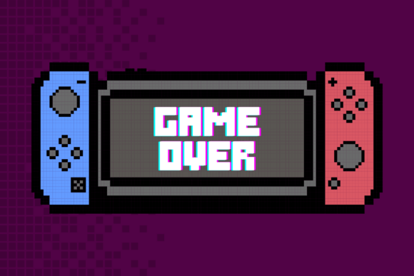 Over Pixel Font PNG with transparent background - Preview 2