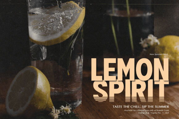 Prism Tropic Font PNG with transparent background - Preview 2
