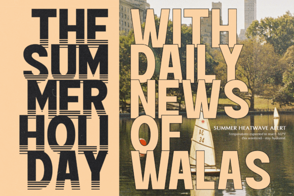 Prism Tropic Font PNG with transparent background - Preview 3