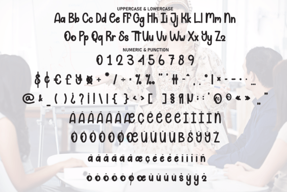 Queen Teacher Font PNG with transparent background - Preview 6