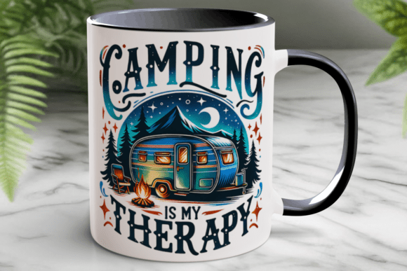 Rv Camping Coffee Mug Wrap