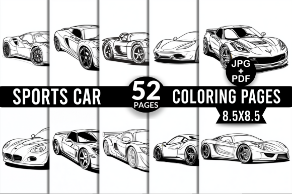 Sports Car Coloring Pages