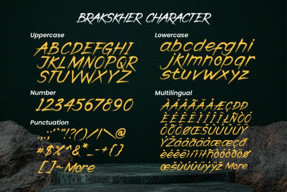Brakskher Font - Preview 1