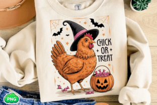 Chick or Treat PNG, Funny Fall Chicken Graphic by Bee.design · Creative ...