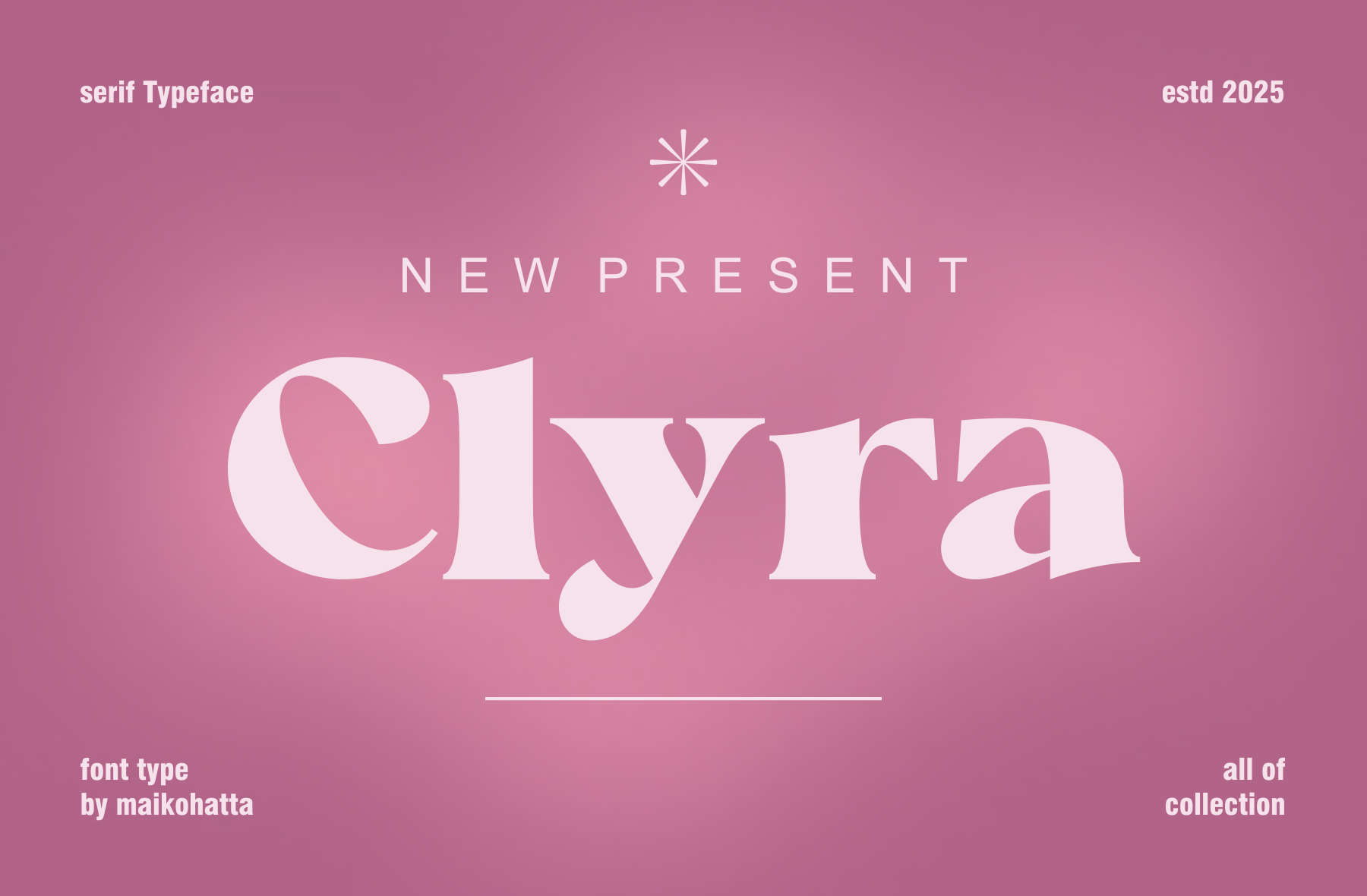 Clyra font preview