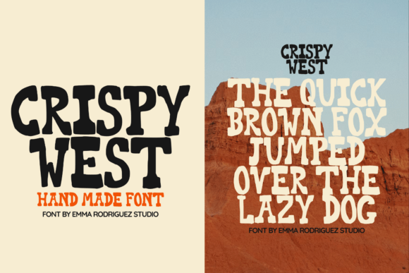 Crispy West Font - Preview 1